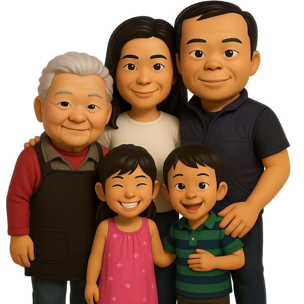 Extended family portrait